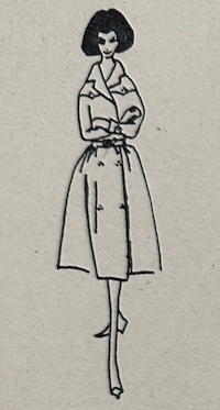 dessin d'une femme bras croisés à l'attitude décidée