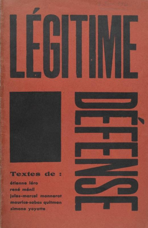 Couverture de la revue Légitime défense